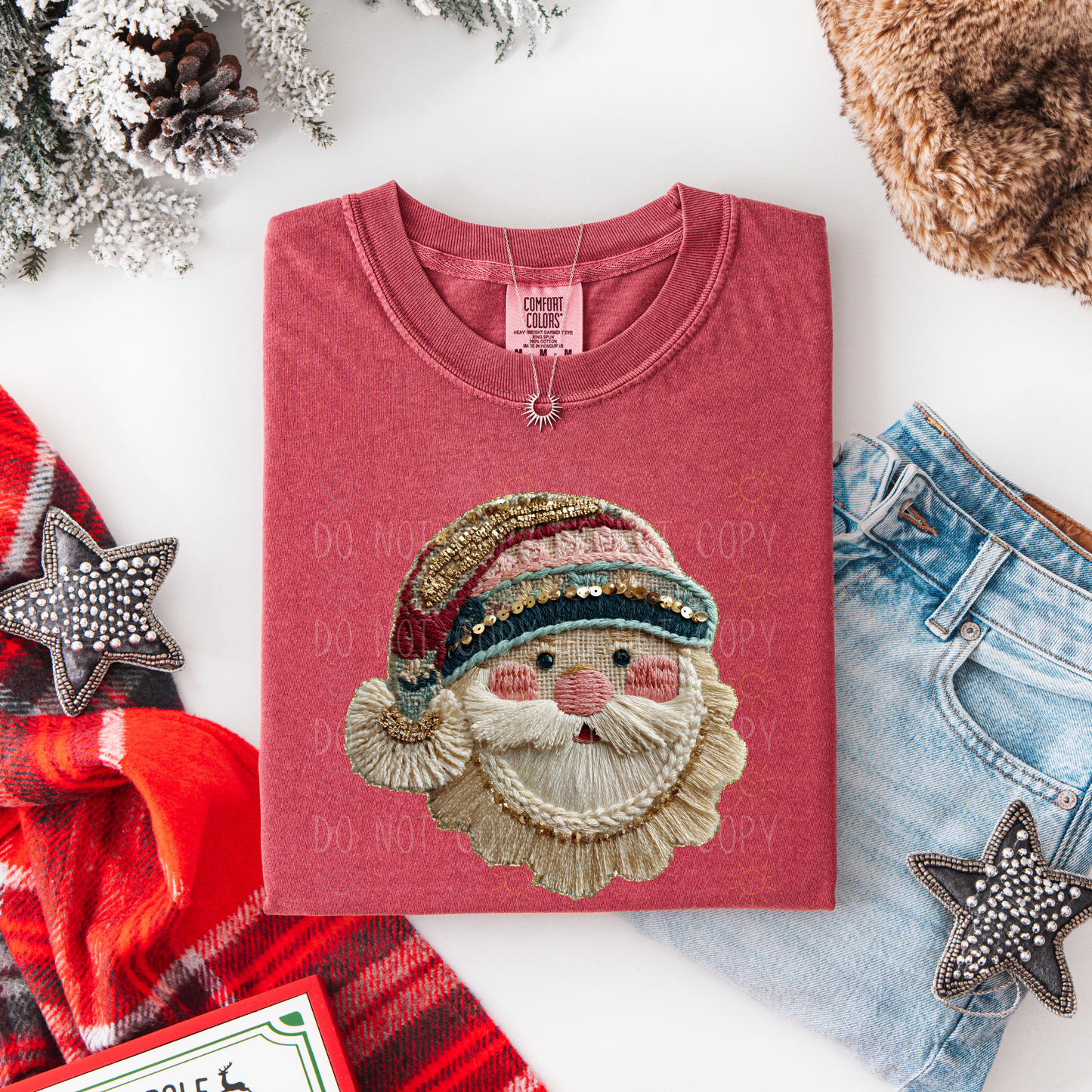 COMPLETED - PatchAnd Yarn Look Santa