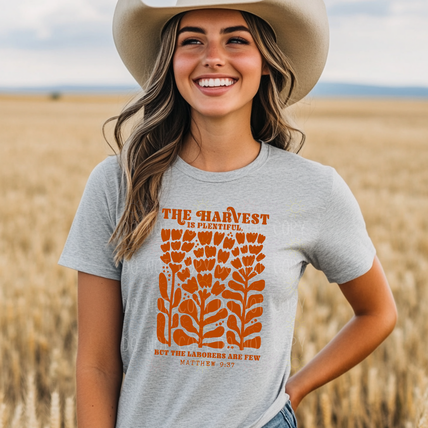 The Harvest Is Plentiful - TEXAS ORANGE INK