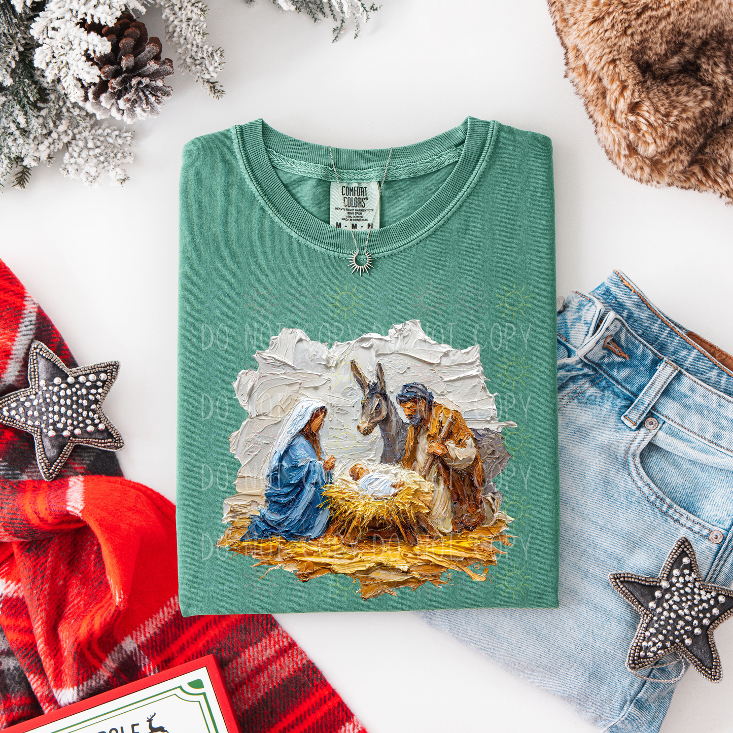 COMPLETED - Painted Nativity Scene