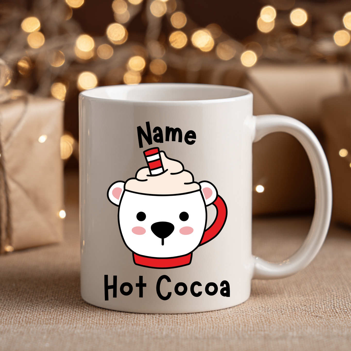 Personalized Character Hot Cocoa - Coffee Cup