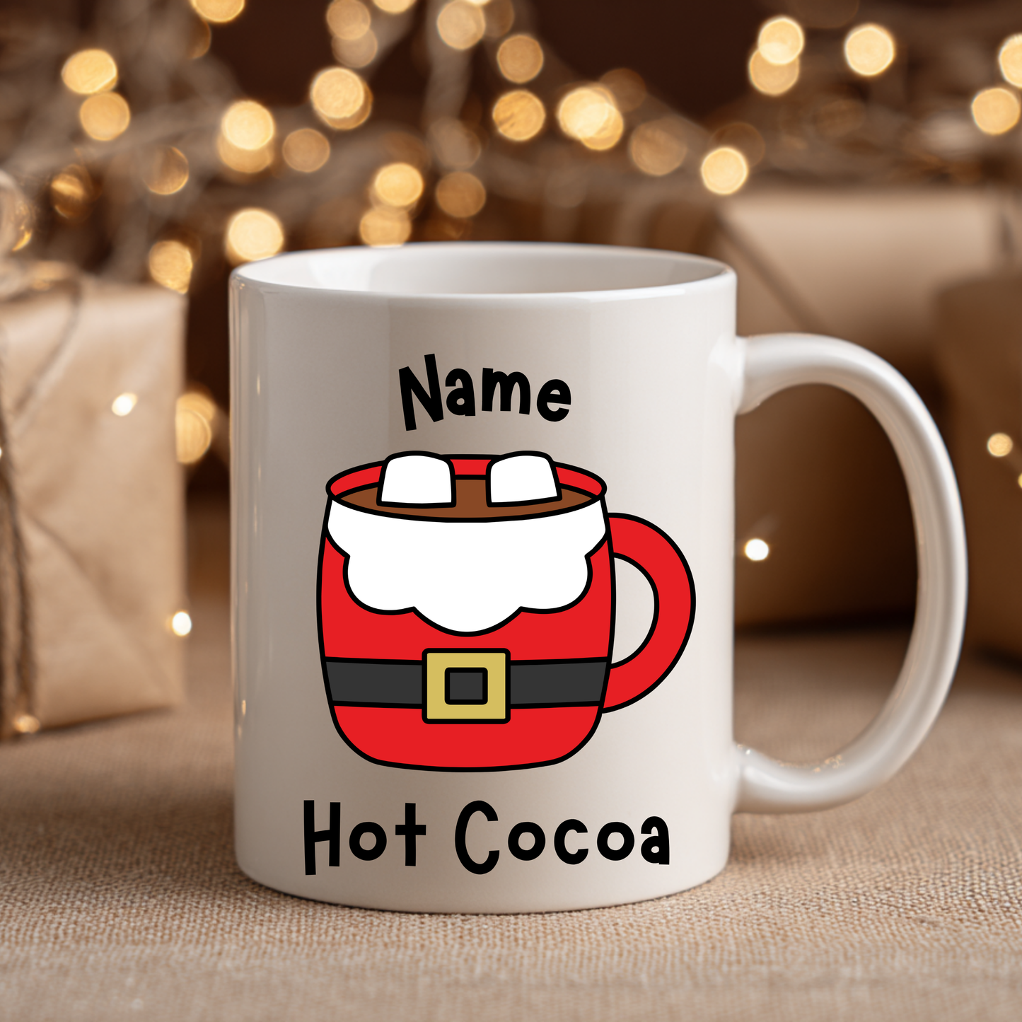 Personalized Character Hot Cocoa - Coffee Cup