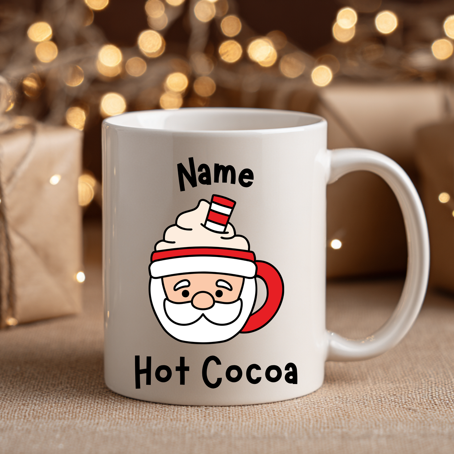 Personalized Character Hot Cocoa - Coffee Cup