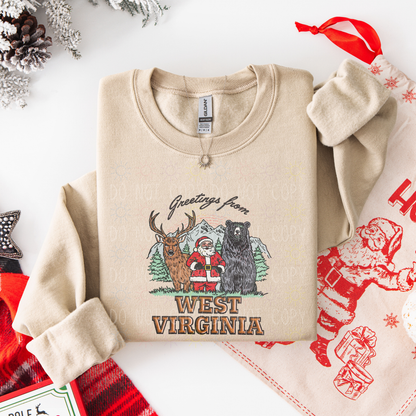 COMPLETED - Greetings From States Crewneck