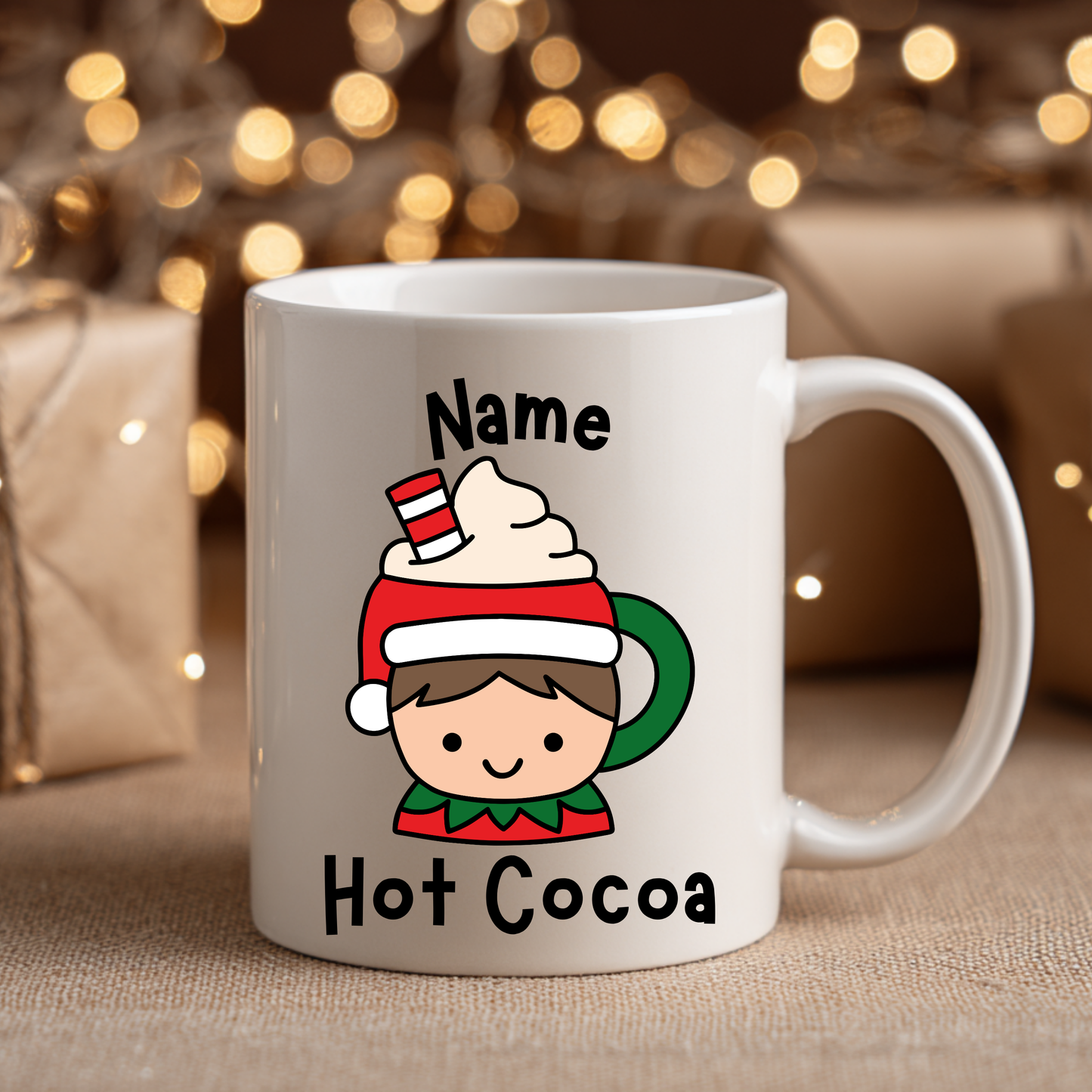 Personalized Character Hot Cocoa - Coffee Cup