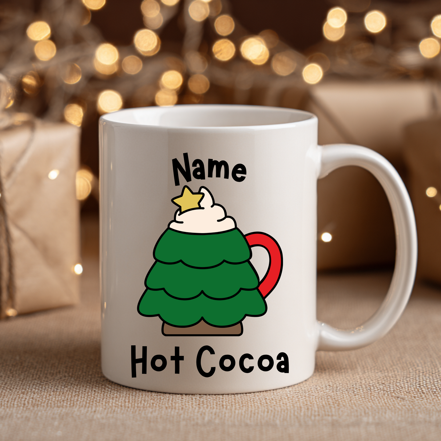 Personalized Character Hot Cocoa - Coffee Cup