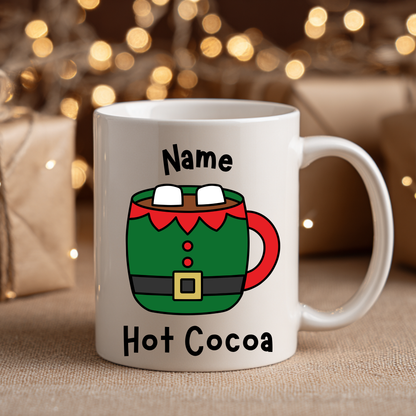 Personalized Character Hot Cocoa - Coffee Cup