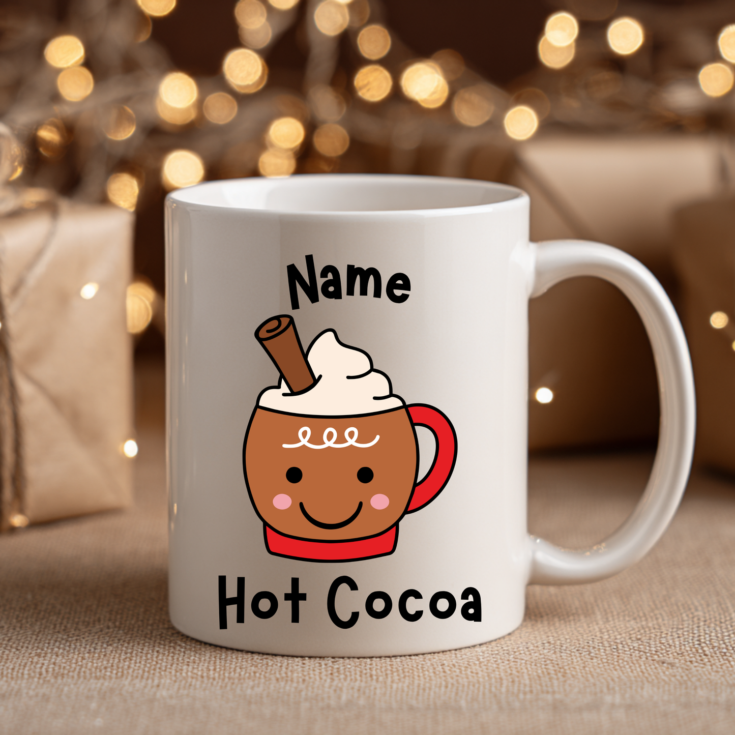 Personalized Character Hot Cocoa - Coffee Cup