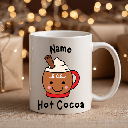 Personalized Character Hot Cocoa - Coffee Cup