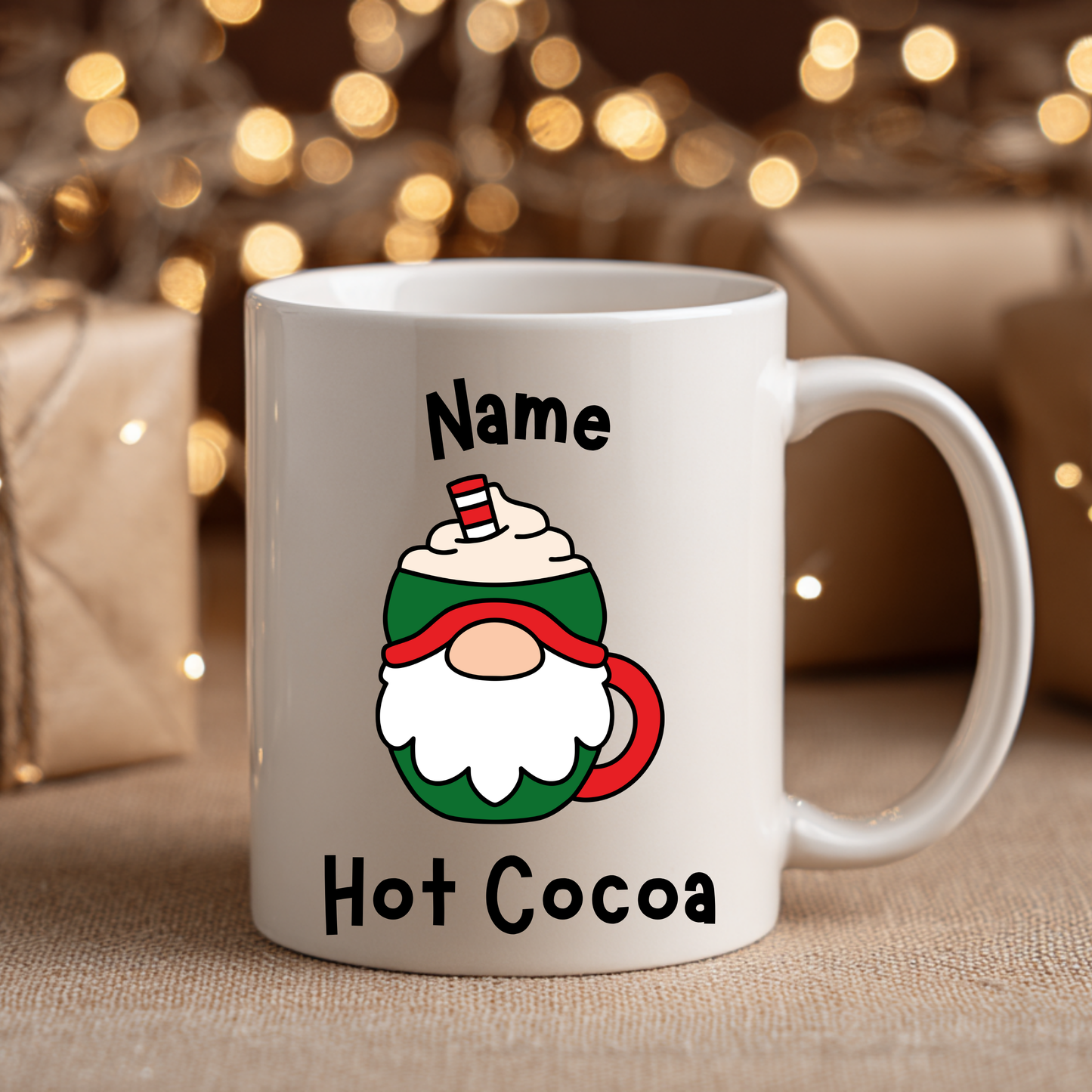 Personalized Character Hot Cocoa - Coffee Cup