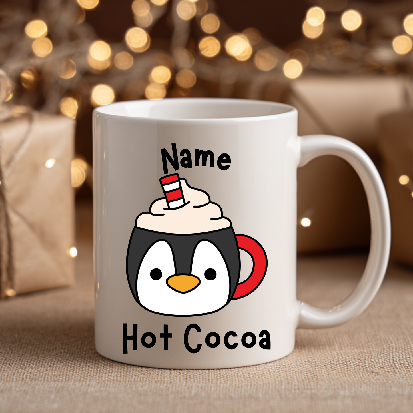 Personalized Character Hot Cocoa - Coffee Cup
