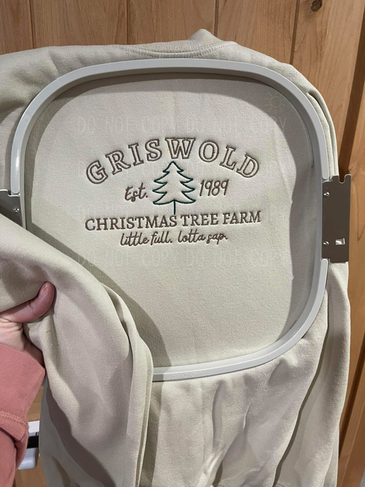 EMBROIDERED - Christmas Tree Farm Crewneck