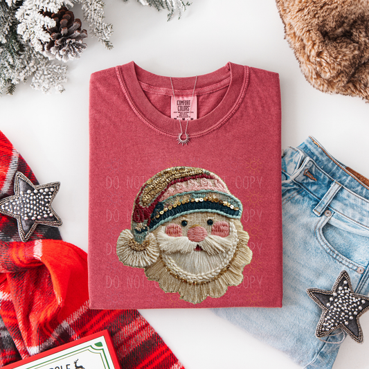 COMPLETED - PatchAnd Yarn Look Santa