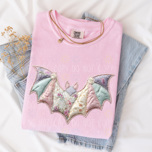 COMPLETED - Patchwork Pastel Bat
