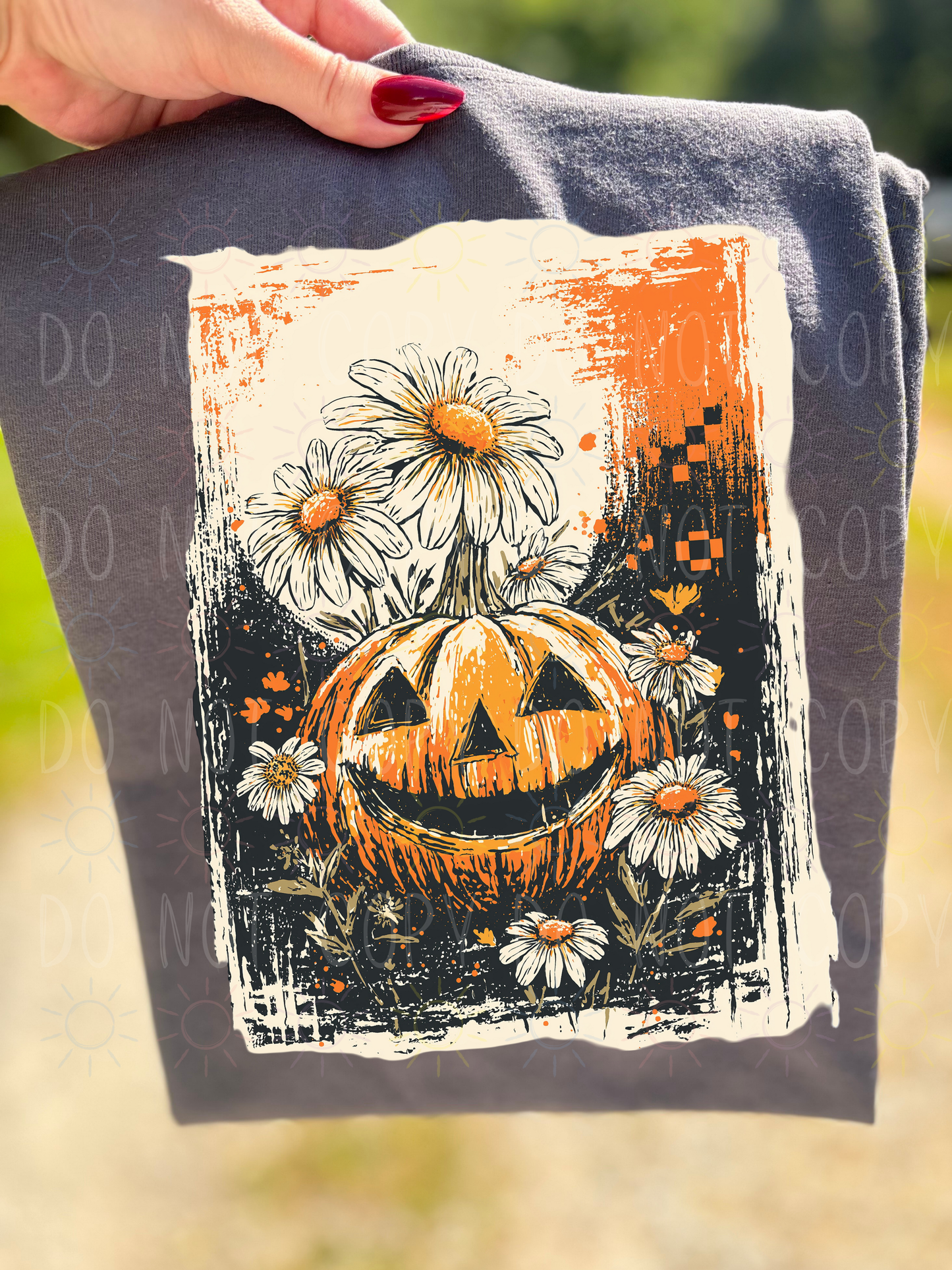 COMPLETED - Vintage Pumpkin And Flowers