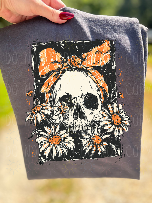 COMPLETED - Vintage Floral Skull