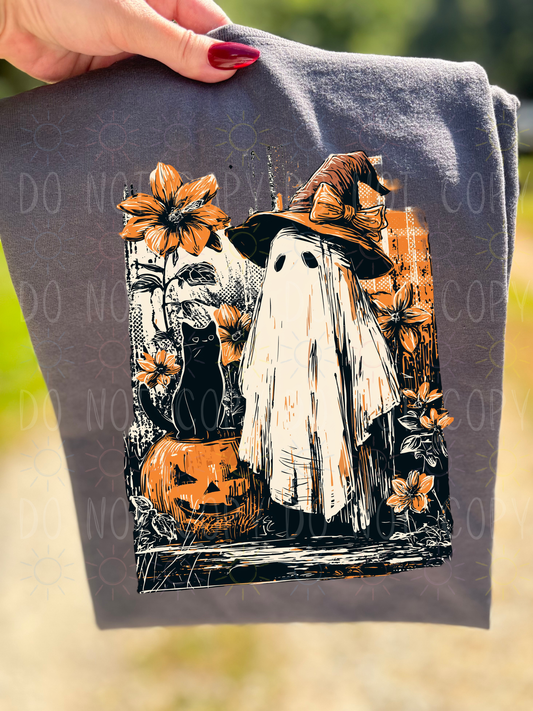COMPLETED - Vintage Ghost And Cat