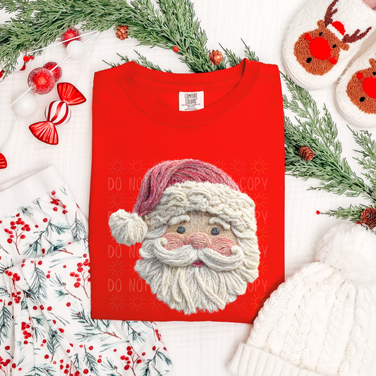 COMPLETED - Fiber Art Santa