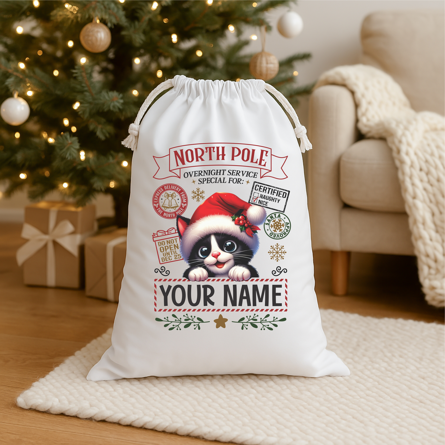 Character/Animal Santa Sacks
