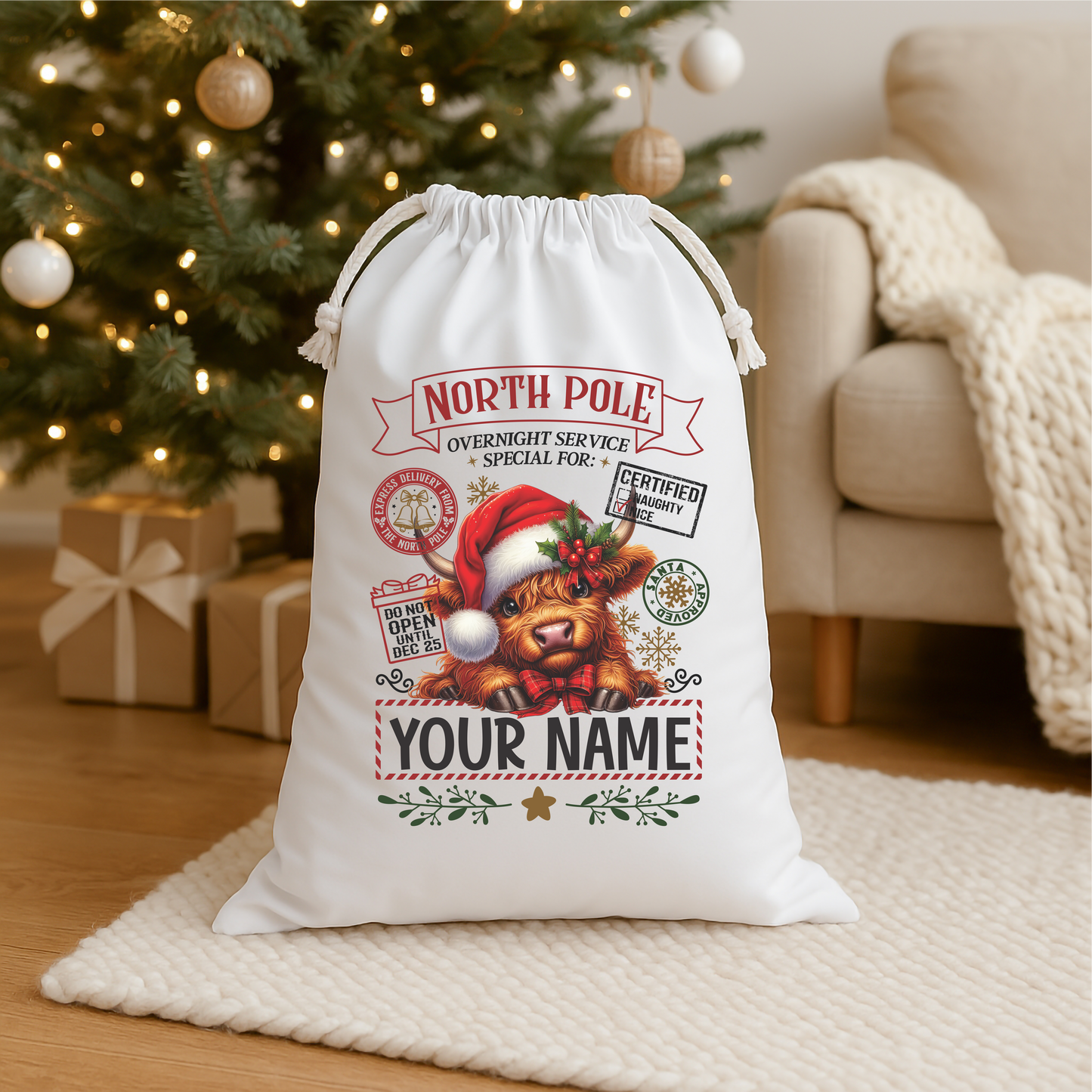 Character/Animal Santa Sacks