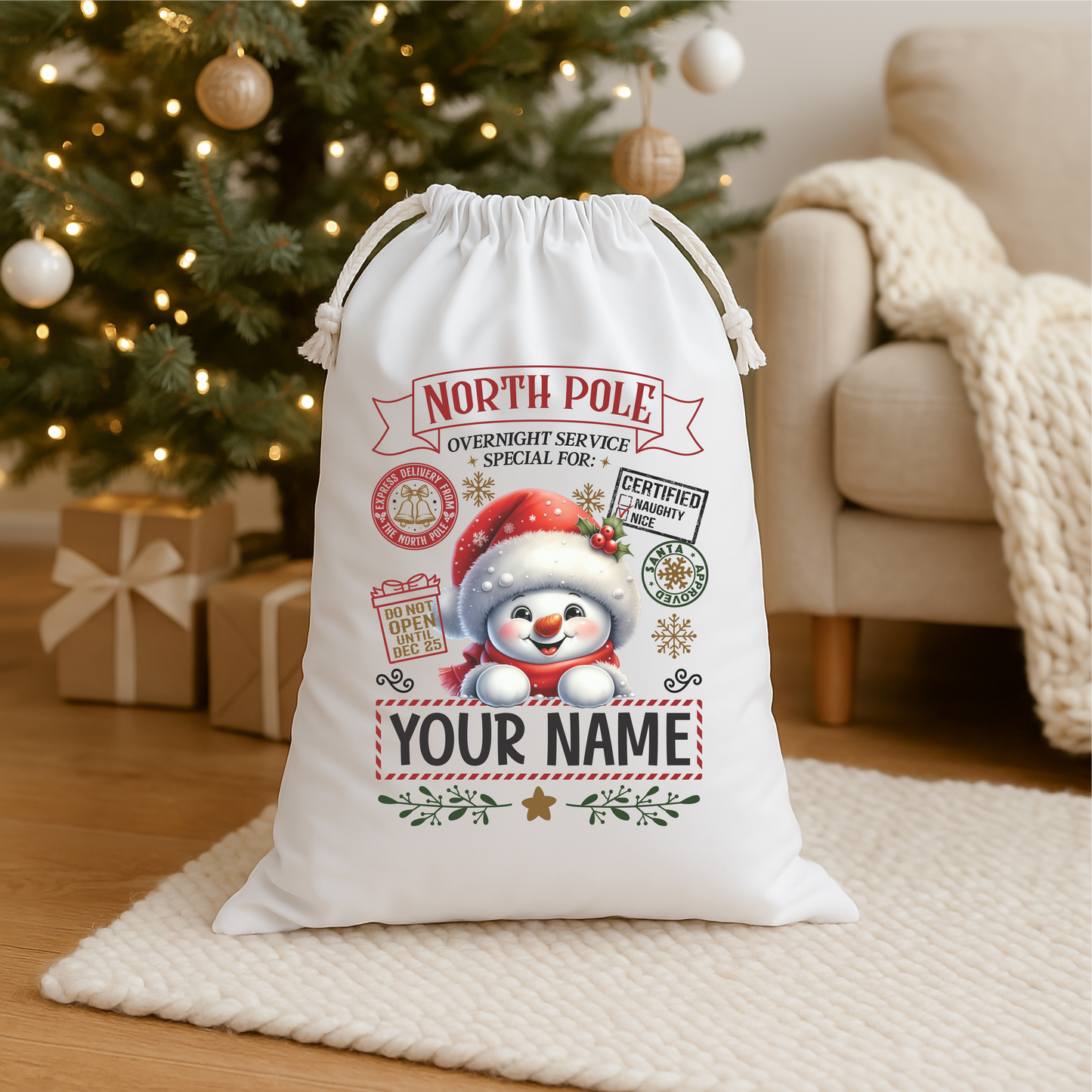 Character/Animal Santa Sacks