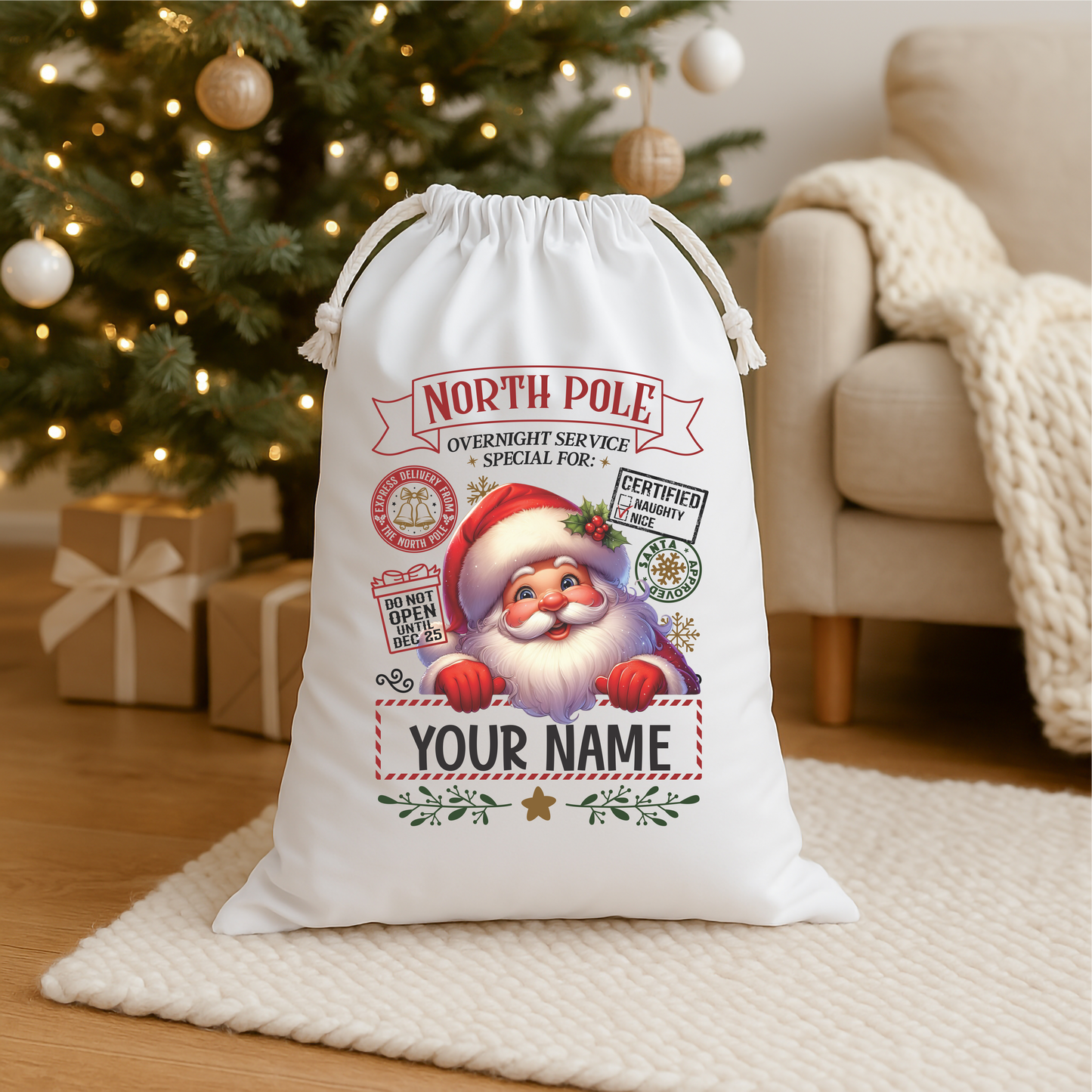 Character/Animal Santa Sacks