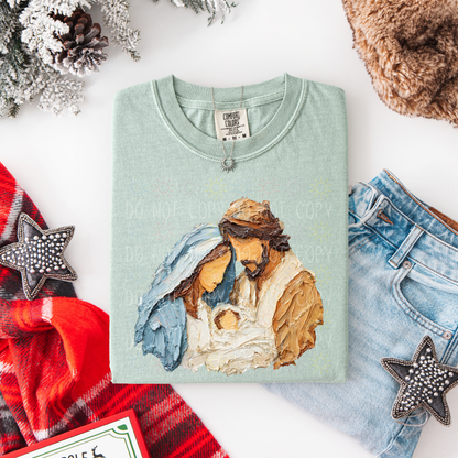 COMPLETED - Painted Mary, Joseph, and Jesus