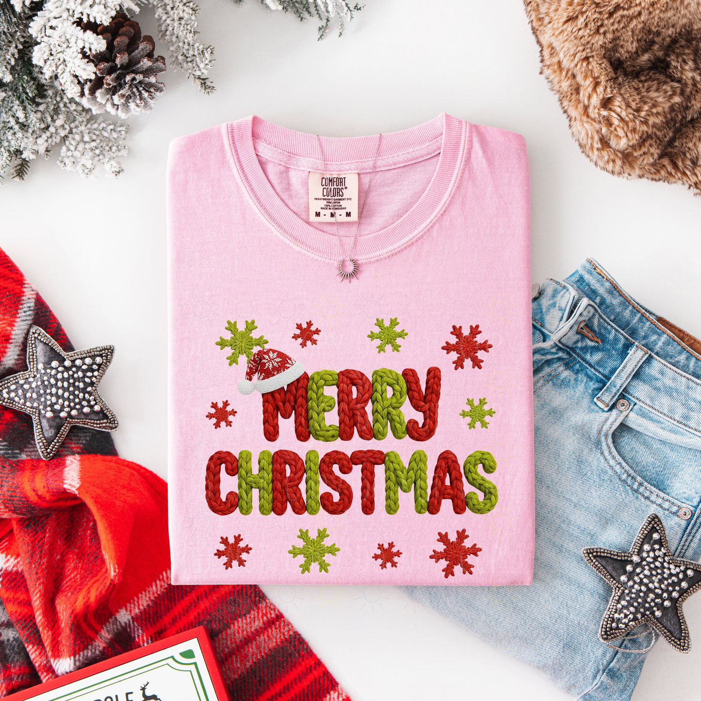 COMPLETED - Faux Yarn Merry Christmas