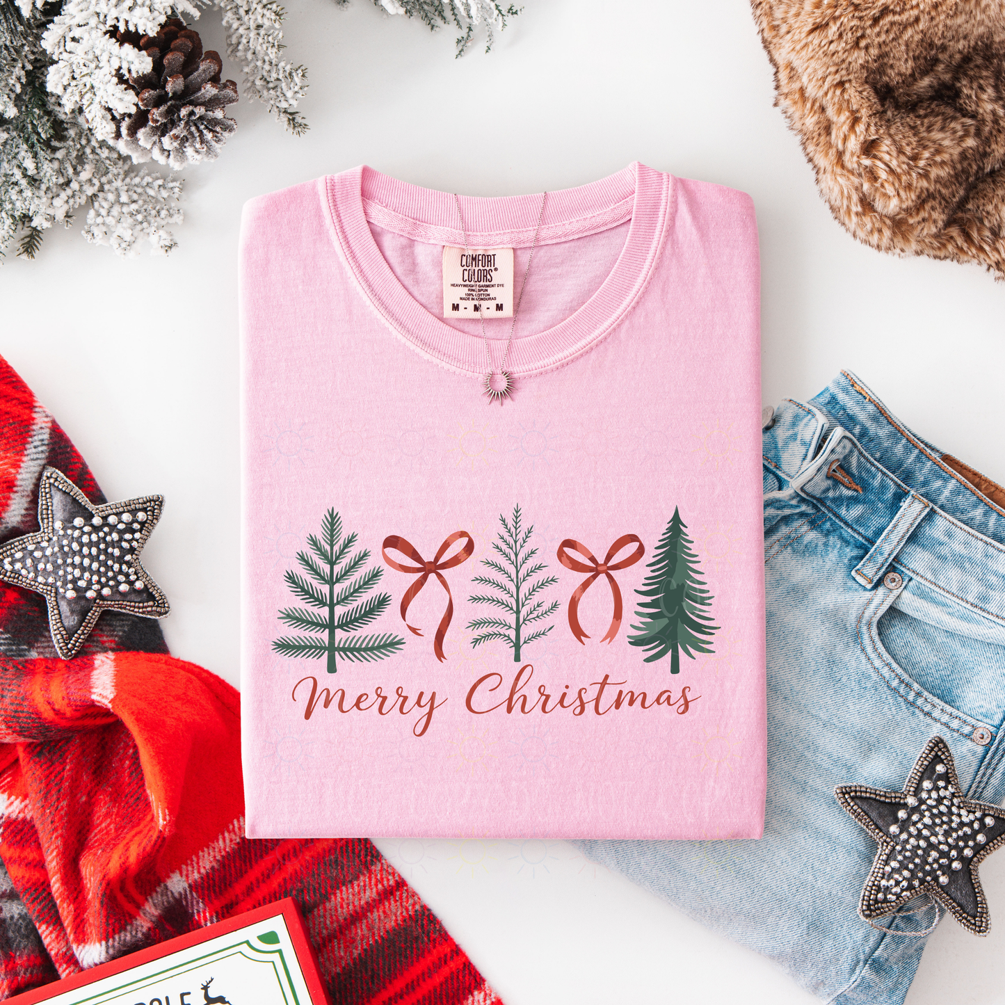 COMPLETED - Merry Christmas Trees And Bows