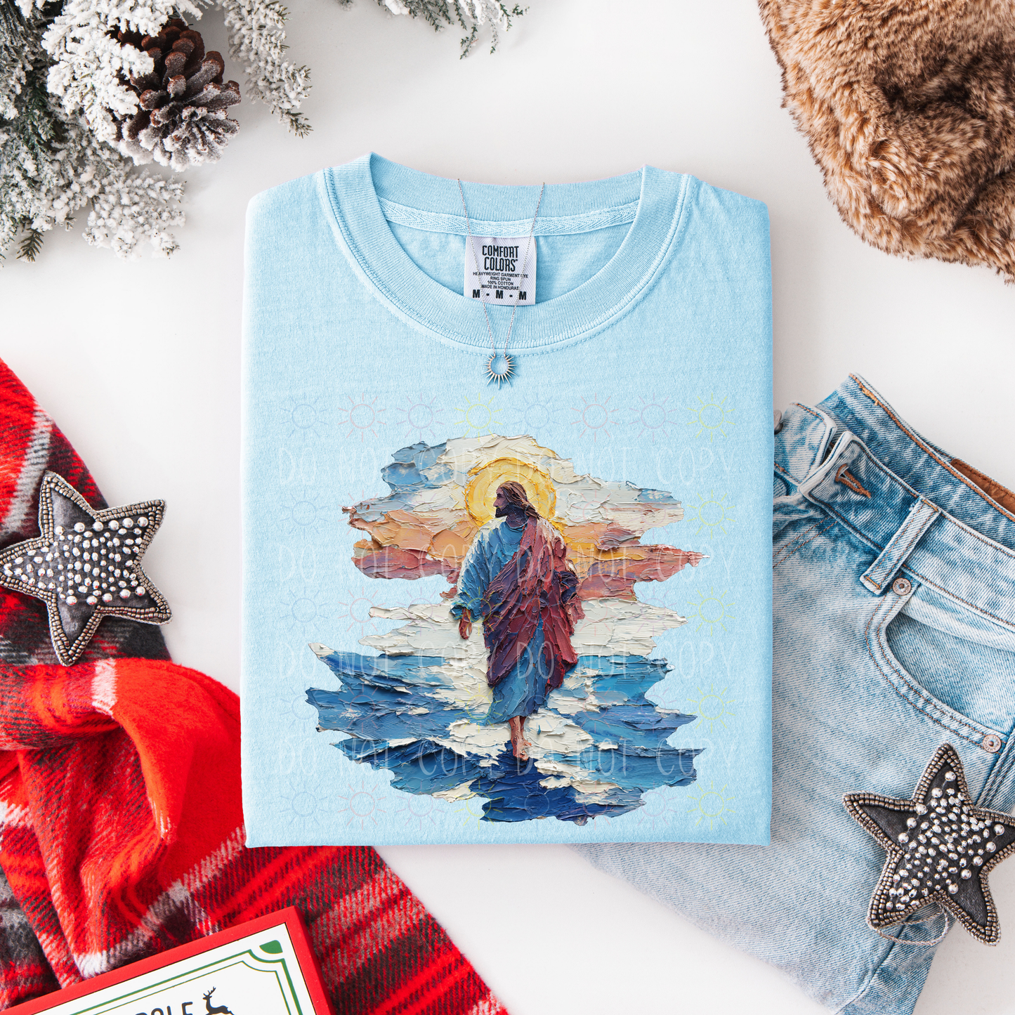 COMPLETED - Painted Jesus Walking On Water