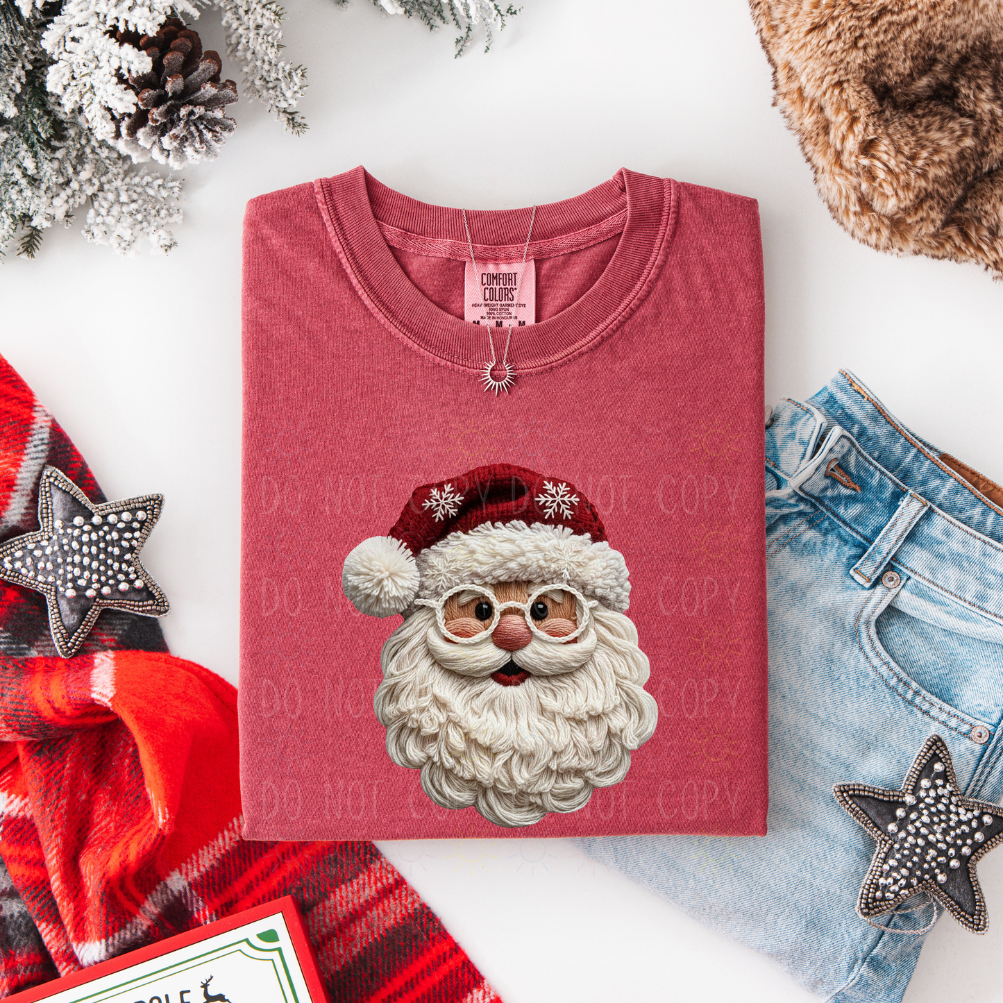 COMPLETED - Crochet Yarn Santa