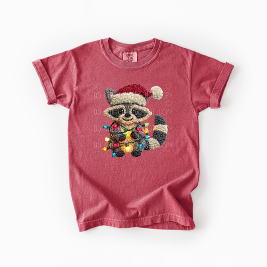 YOUTH COMPLETED - Plush Festive Racoon