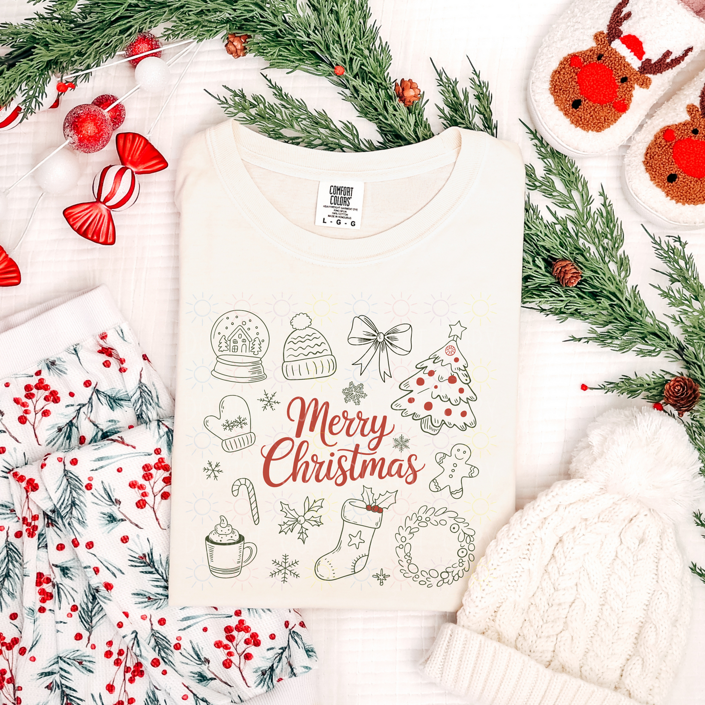 COMPLETED - Doodles Merry Christmas