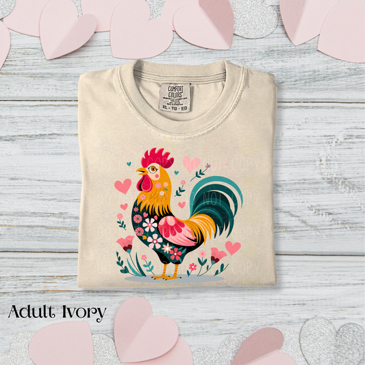 COMPLETED - Floral Heart Chicken