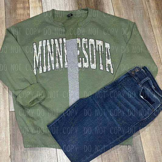 COMPLETED - Camo States Split Crewneck