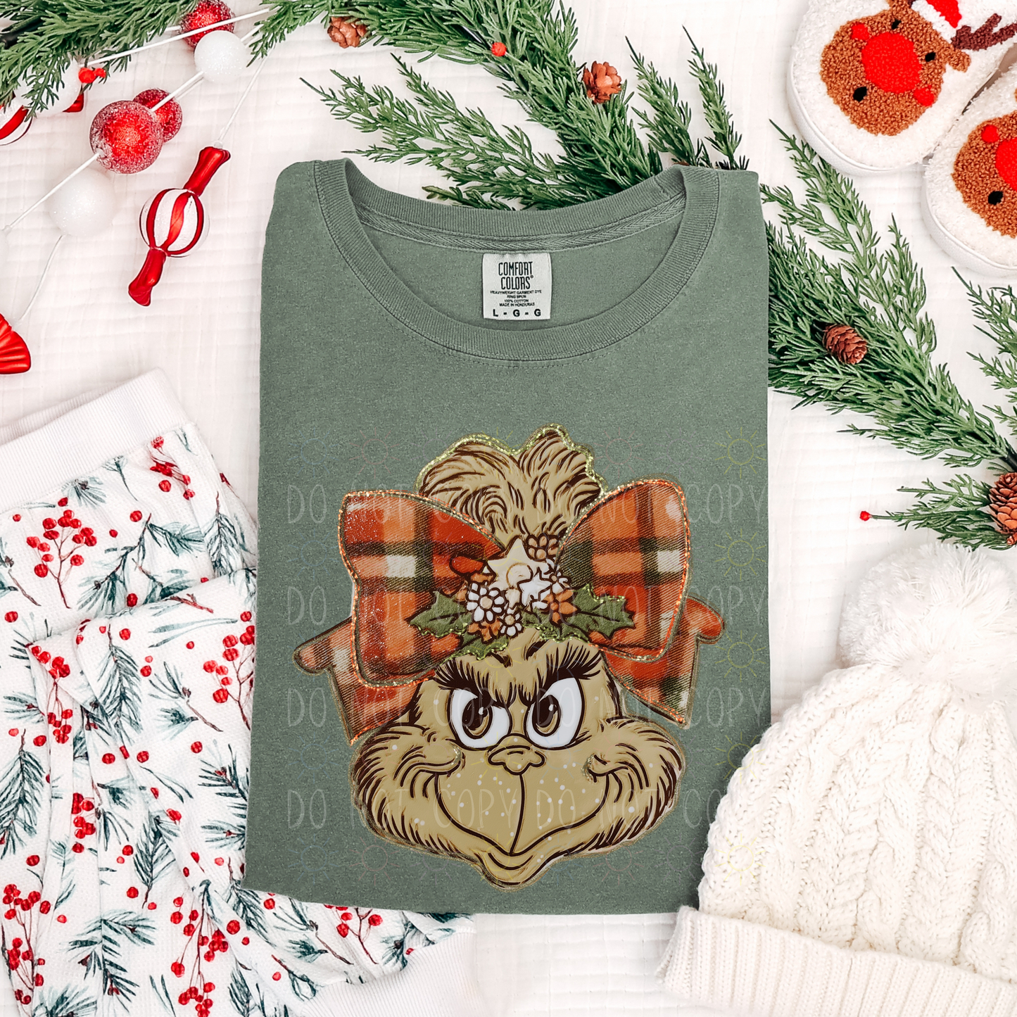 COMPLETED - Plaid Bow Face