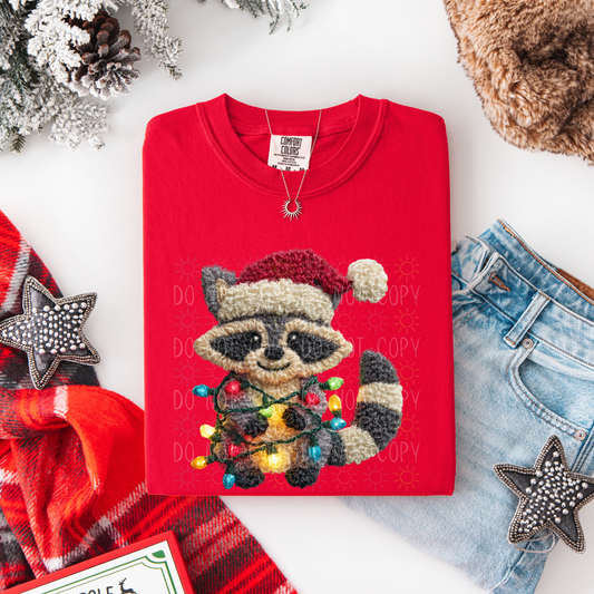 COMPLETED - Plush Festive Racoon