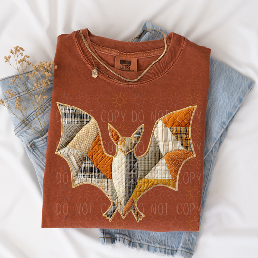 COMPLETED - Autumn Colors Patchwork Bat